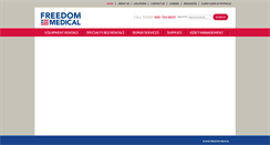 Desktop Screenshot of freedommedical.com
