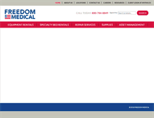 Tablet Screenshot of freedommedical.com